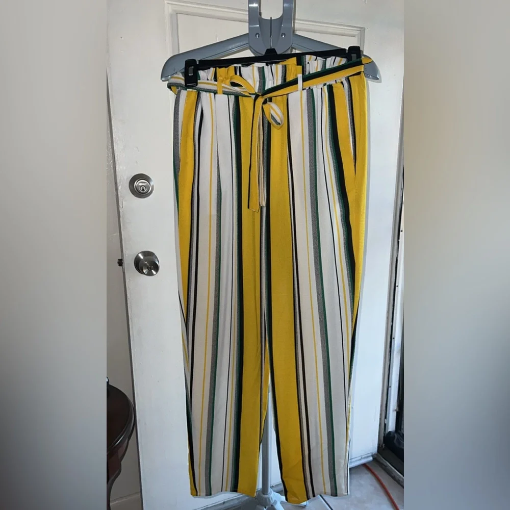 Yellow Striped Pants - Picture 9 of 9